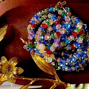 New multicolor cross bracelet 10 in all great gift giving church parties